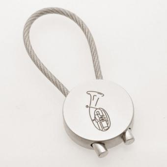 Schlüsselanhänger Tenorhorn (rund) 