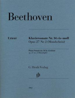 Piano Sonata no. 14 in c sharp minor op. 27 no. 2 
