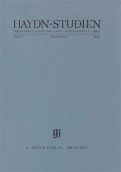Haydn Studies Vol. 6 No. 4 