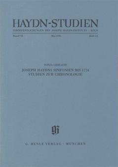 Haydn Studies Vol.7 No. 1/2 
