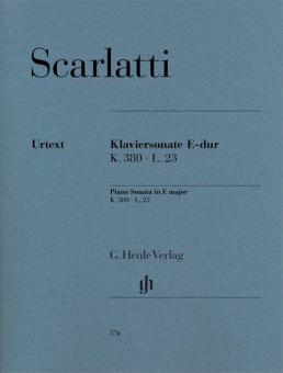 Piano Sonata in E major K.380, L.23 