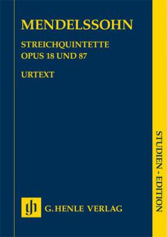 String Quintets Op. 18 and 87 