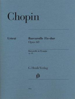 Barcarolle in F sharp major op. 60 