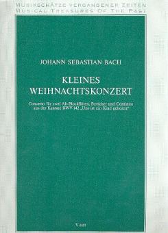 Kleines Weihnachtskonzert aus der Kantate 'Uns ist ein Kind geboren' 