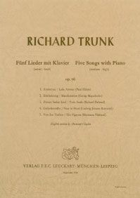 Fünf Lieder op. 76 