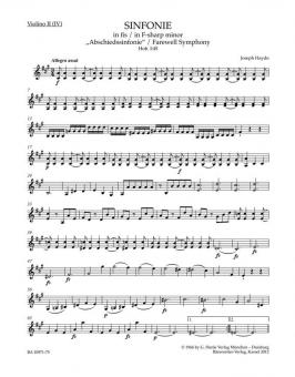 Farewell Symphony f sharp minor Hob. I:45 