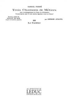 3 Chansons de Metiers 