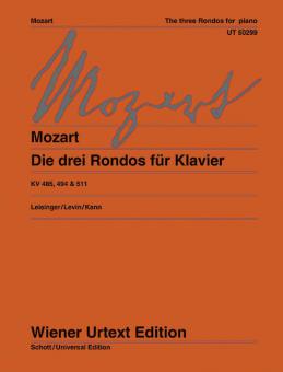 The Three Rondos K.485, 494 & 511 