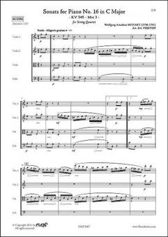Sonata for Piano No. 16 in C Major KV 545 Movement 3 