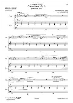 Gnossienne No. 3 