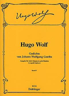 Gedichte von Johann Wolfgang von Goethe tief Heft 4: 