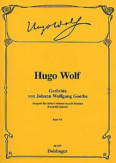 Gedichte von Johann Wolfgang von Goethe tief Heft 7 