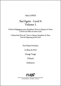 Sax'Again Level 4 - Volume 1 