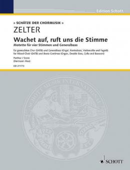 Wachet auf, ruft uns die Stimme Standard