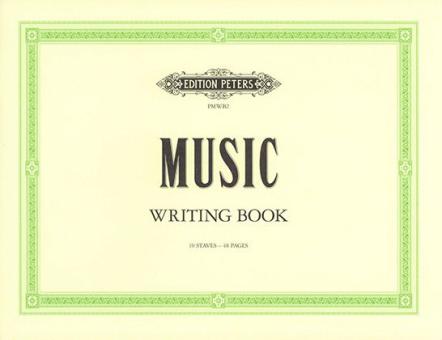 Peters Music Manuscript Book 