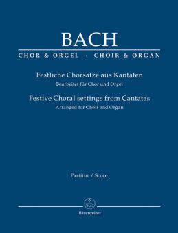 Festive Choral settings from Cantatas 