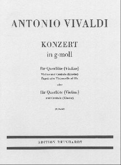 Konzert in g-moll für Querflöte (Violine) 