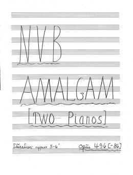 Amalgam Op. 496 for 2 Pianos 