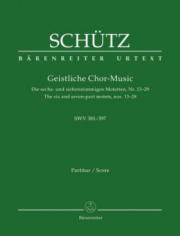 Geistliche Chor-Music SWV 381-397 Standard