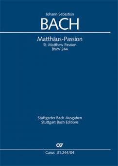 St. Matthew Passion BWV 244 
