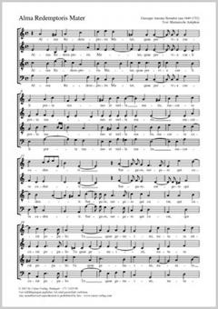 Alma Redemptoris mater a-Moll Standard