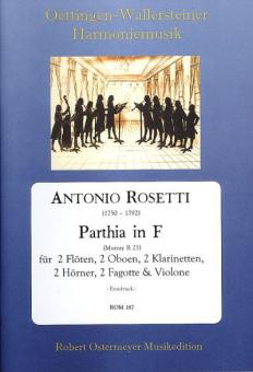 Parthia in F F-Dur RWV B21 (1785) (Erstdruck) 