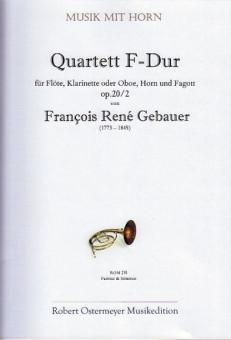 Quartett F-Dur op. 20/2 (Quatuor concertant) 