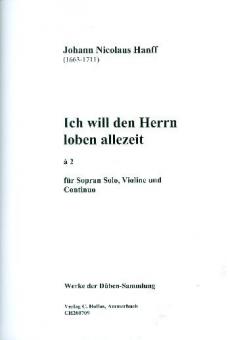 Ich will den Herrn loben allezeit 