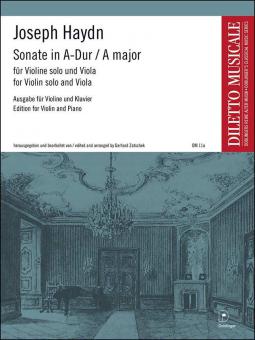 Sonata No. 2 A major Hob. VI:2 