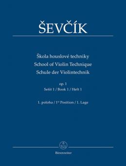 School of Violin Technique op. 1 Book 1 