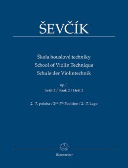 Schule der Violintechnik op. 1 Heft 2 