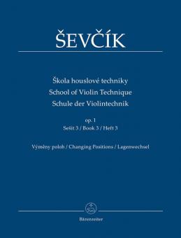 Schule der Violintechnik op. 1 Heft 3 