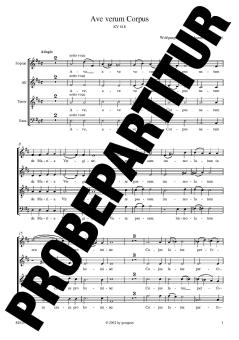 Ave verum Corpus Standard