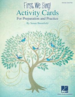 First, We Sing! Activity Cards 