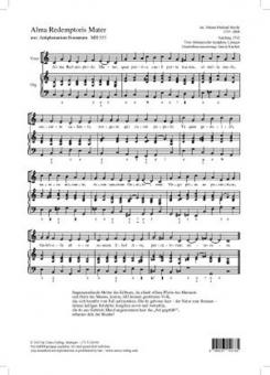 Alma Redemptoris Mater MH 533 