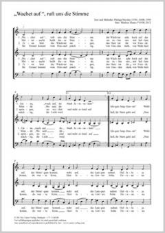 Wachet auf, ruft uns die Stimme Standard