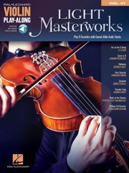 Violin Play-Along Vol. 47: Light Masterworks 