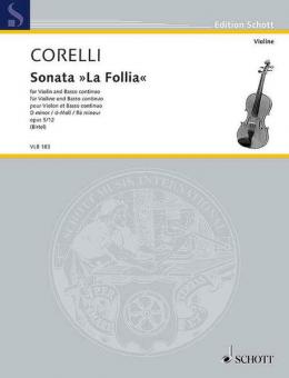 Sonata La Follia D Minor Op. 5/12 Standard