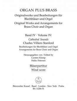 Organ Plus Brass 4: Cathedral Sounds Standard