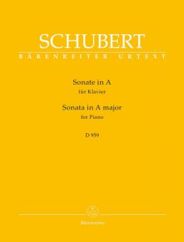 Sonate für Klavier A-Dur D 959 Standard