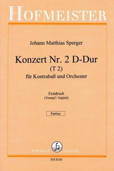 Konzert (Nr. 2) D-Dur für Kontrabaß und Orchester 