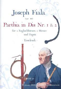 Parthia in Dis Nr. 1 & 2 für 2 Englischhörner, 2 Hörner und Fagott (Erstdruck) 