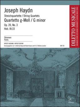 String quartet G minor Hob. III:33 op. 20/3 