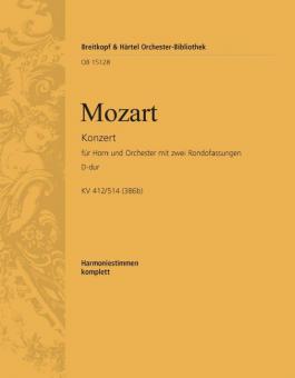 Konzert Nr. 1 D-dur KV 412/514 (386b) 