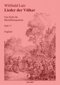 Lieder der Völker, Blockflötenquartette, Heft 17 