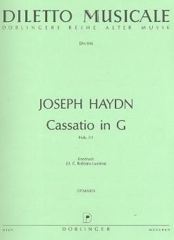 Cassatio G major Hob. II:1 
