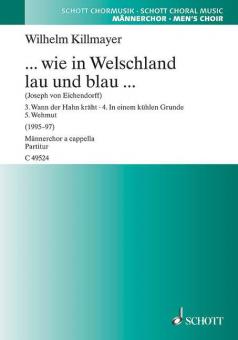 ... wie in Welschland lau und blau ... Standard