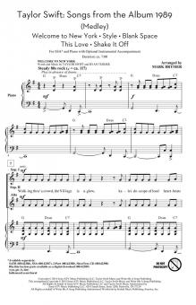 Taylor Swift: Songs From The Album 1989 Standard