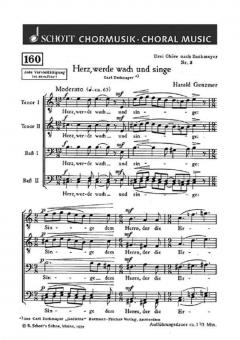 Herz, werde wach, und singe Standard