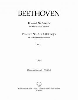 Concerto for Pianoforte and Orchestra no. 5 E-flat major op. 73 